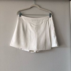 White Game Day Skort